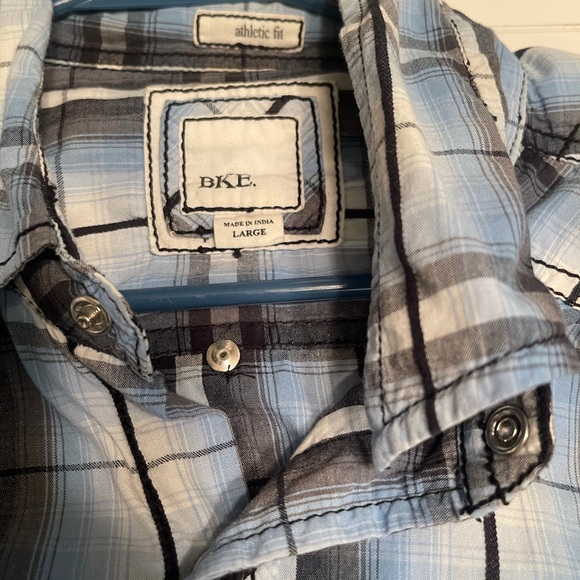 BKE athletic fit men’s Flannel great cond - Picture 3 of 3